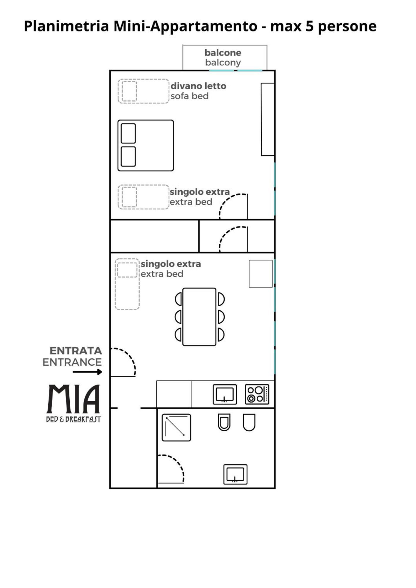 Casa Mia - No Reception Bed & Breakfast Trento Exterior photo